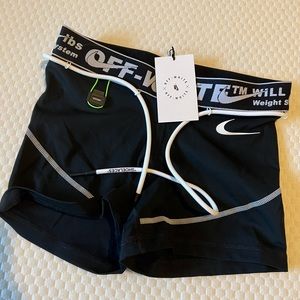 Off white x Nike Women’s training shorts